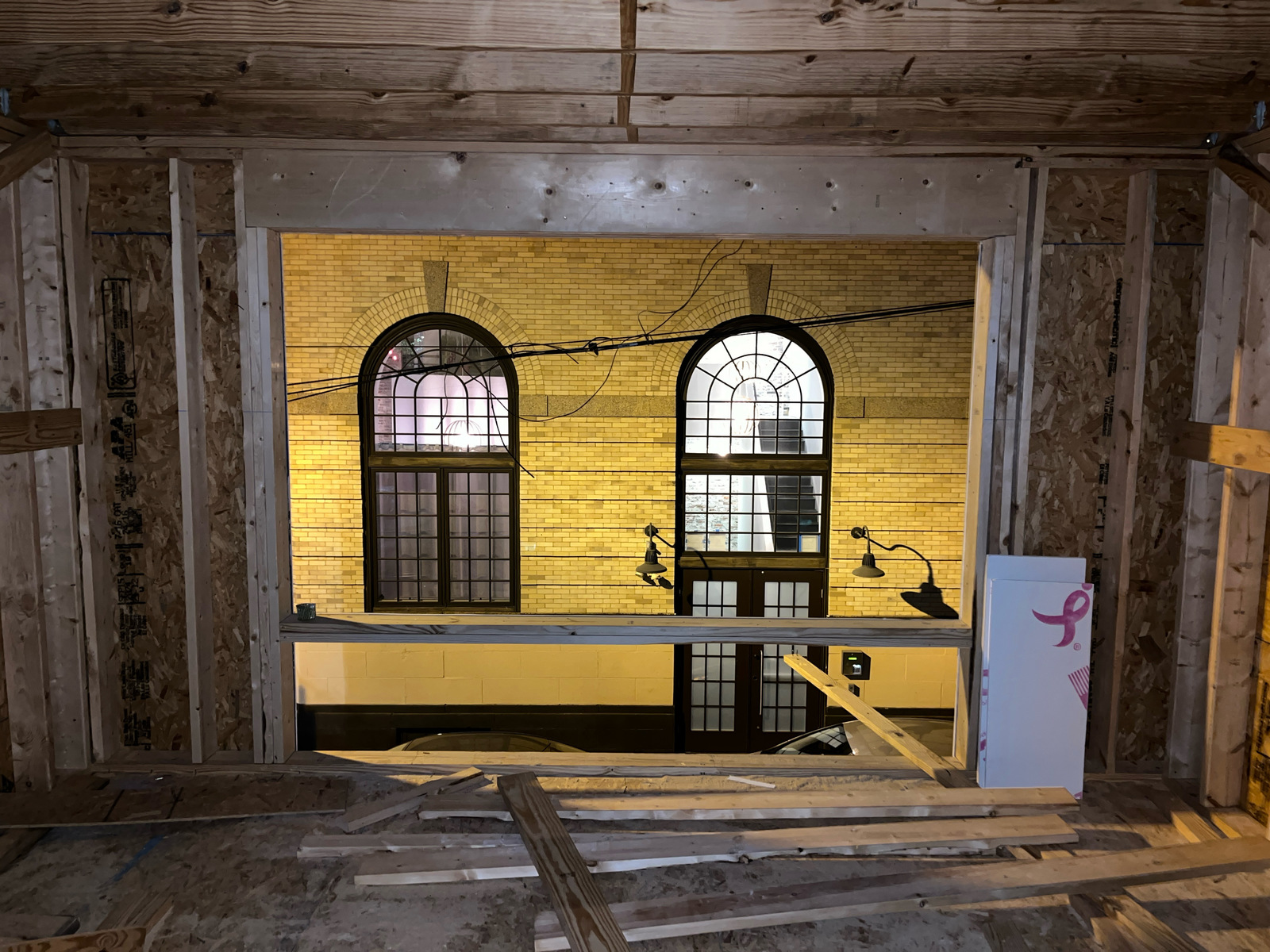 Photographic documentation of the work as submitted to the city's 311 record.