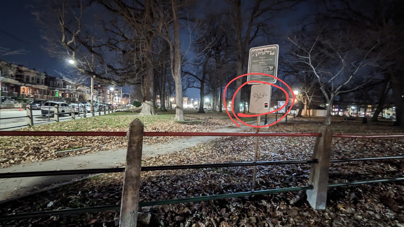 Photographic documentation of the work as submitted to the city's 311 record.