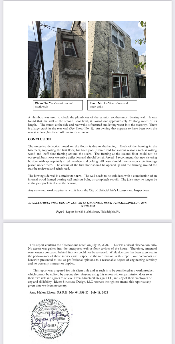 Photographic documentation of the work as submitted to the city's 311 record.