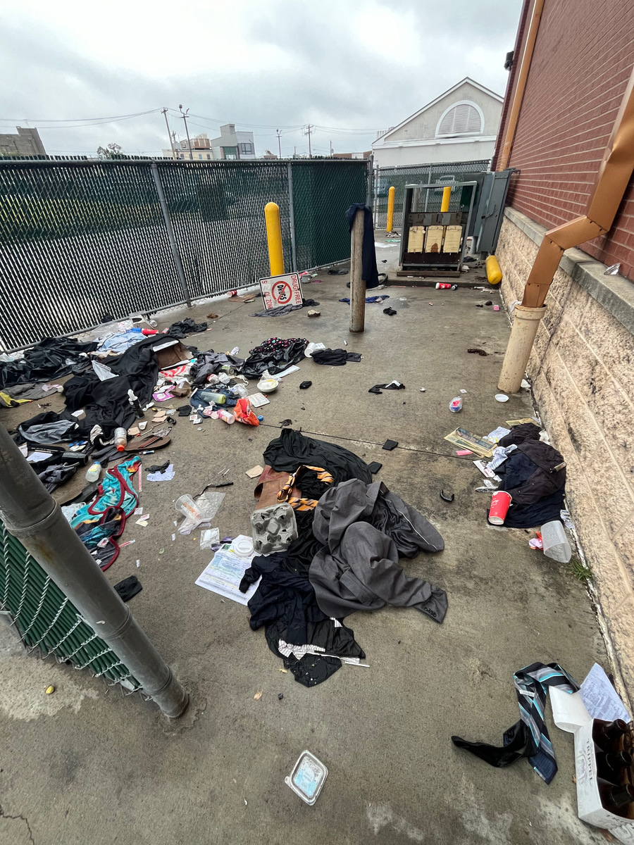 Photographic documentation of the work as submitted to the city's 311 record.