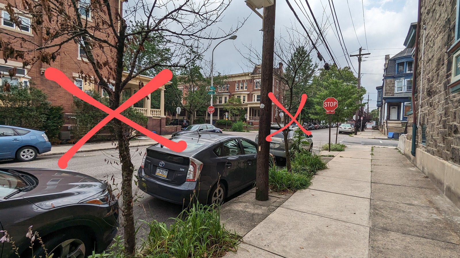 Photographic documentation of the work as submitted to the city's 311 record.