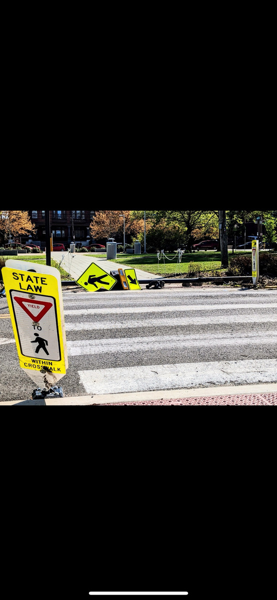 Photographic documentation of the work as submitted to the city's 311 record.