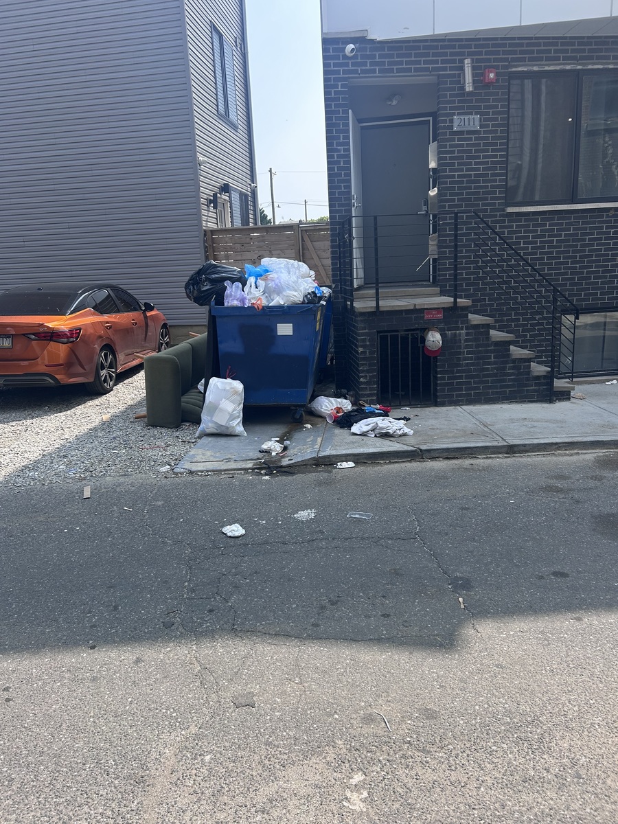 Photographic documentation of the work as submitted to the city's 311 record.