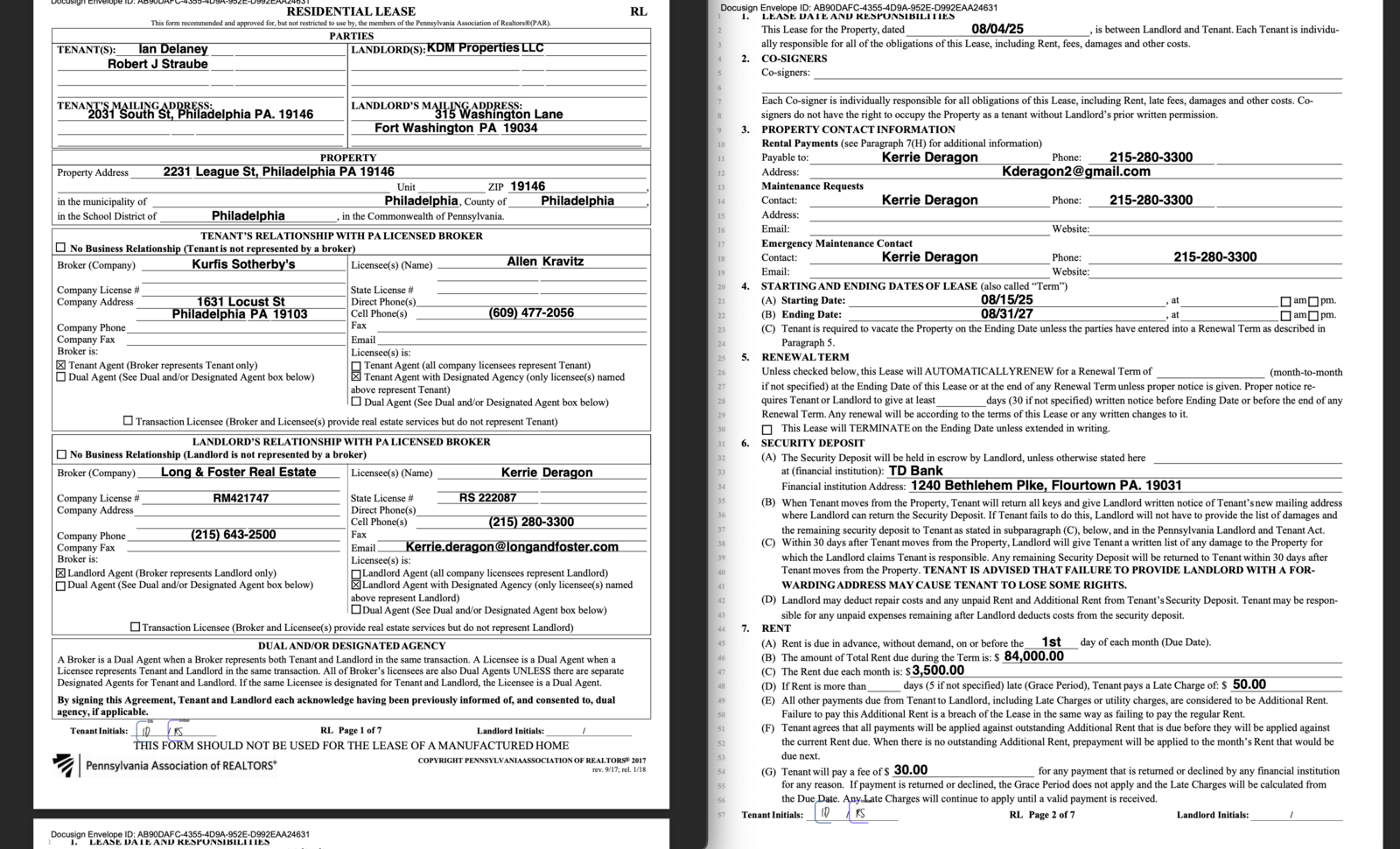 Photographic documentation of the work as submitted to the city's 311 record.