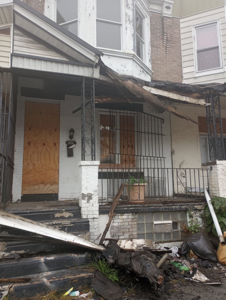 Photographic documentation of the work as submitted to the city's 311 record.