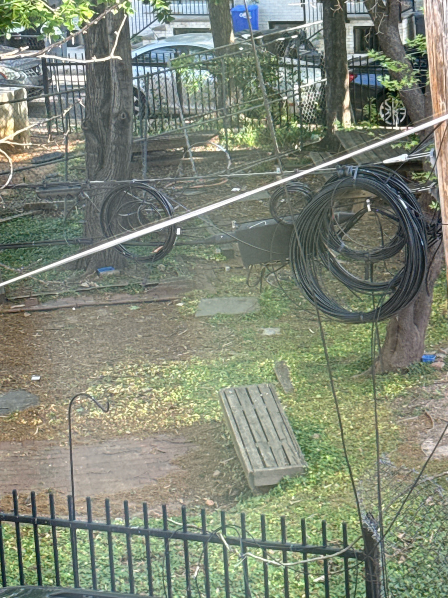 Photographic documentation of the work as submitted to the city's 311 record.