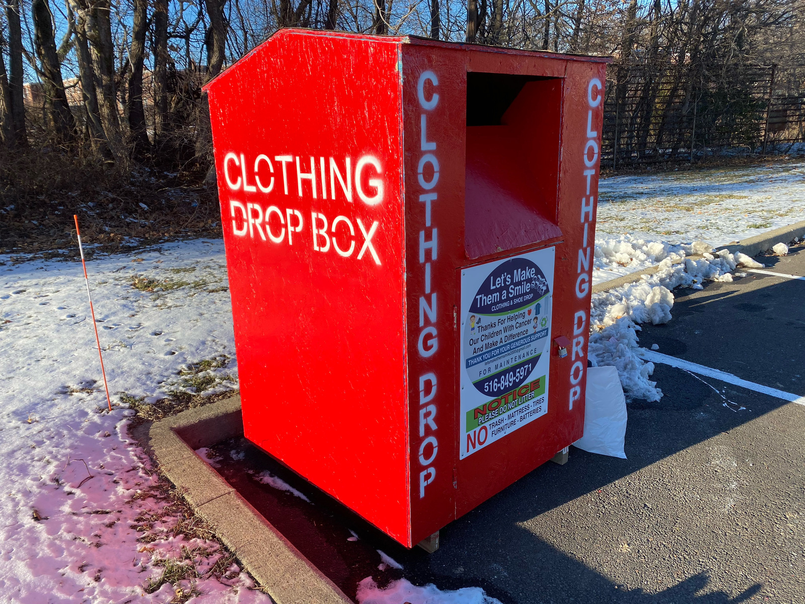 Photographic documentation of the work as submitted to the city's 311 record.