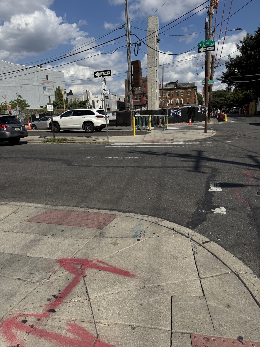 Photographic documentation of the work as submitted to the city's 311 record.