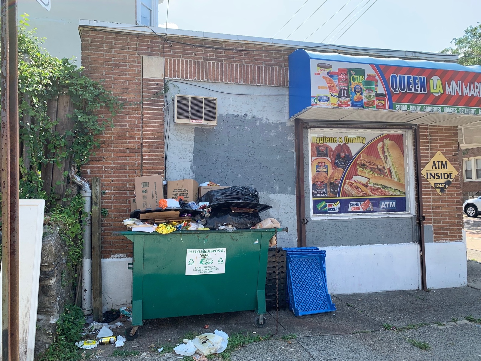 Photographic documentation of the work as submitted to the city's 311 record.
