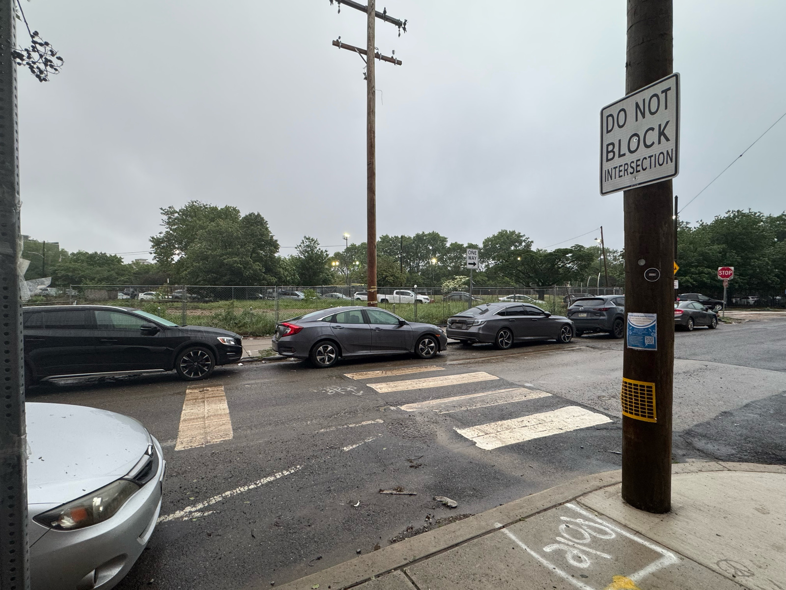 Photographic documentation of the work as submitted to the city's 311 record.