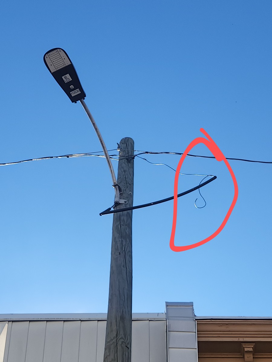 Photographic documentation of the work as submitted to the city's 311 record.