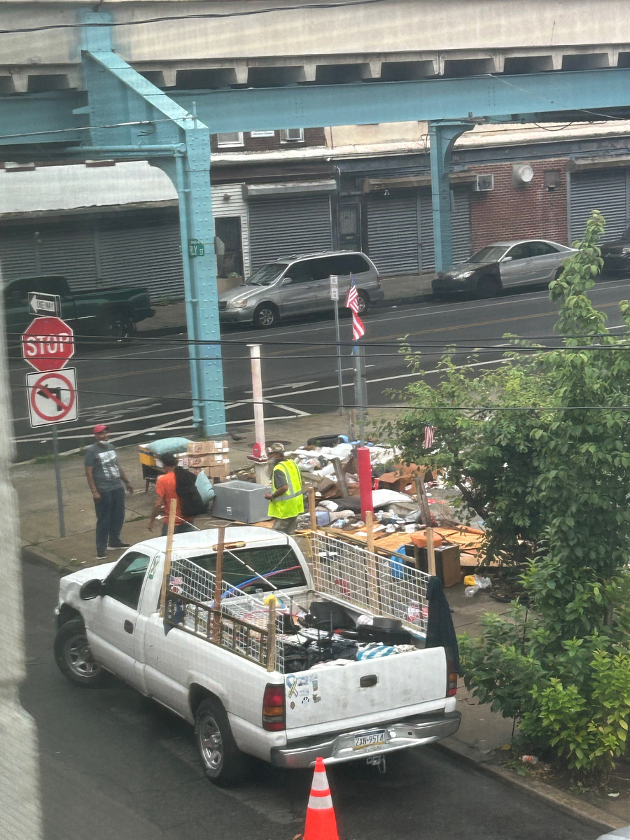 Photographic documentation of the work as submitted to the city's 311 record.