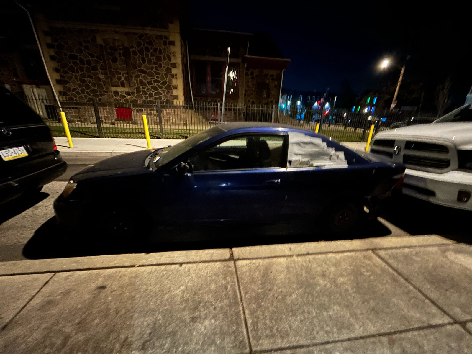 Photographic documentation of the work as submitted to the city's 311 record.