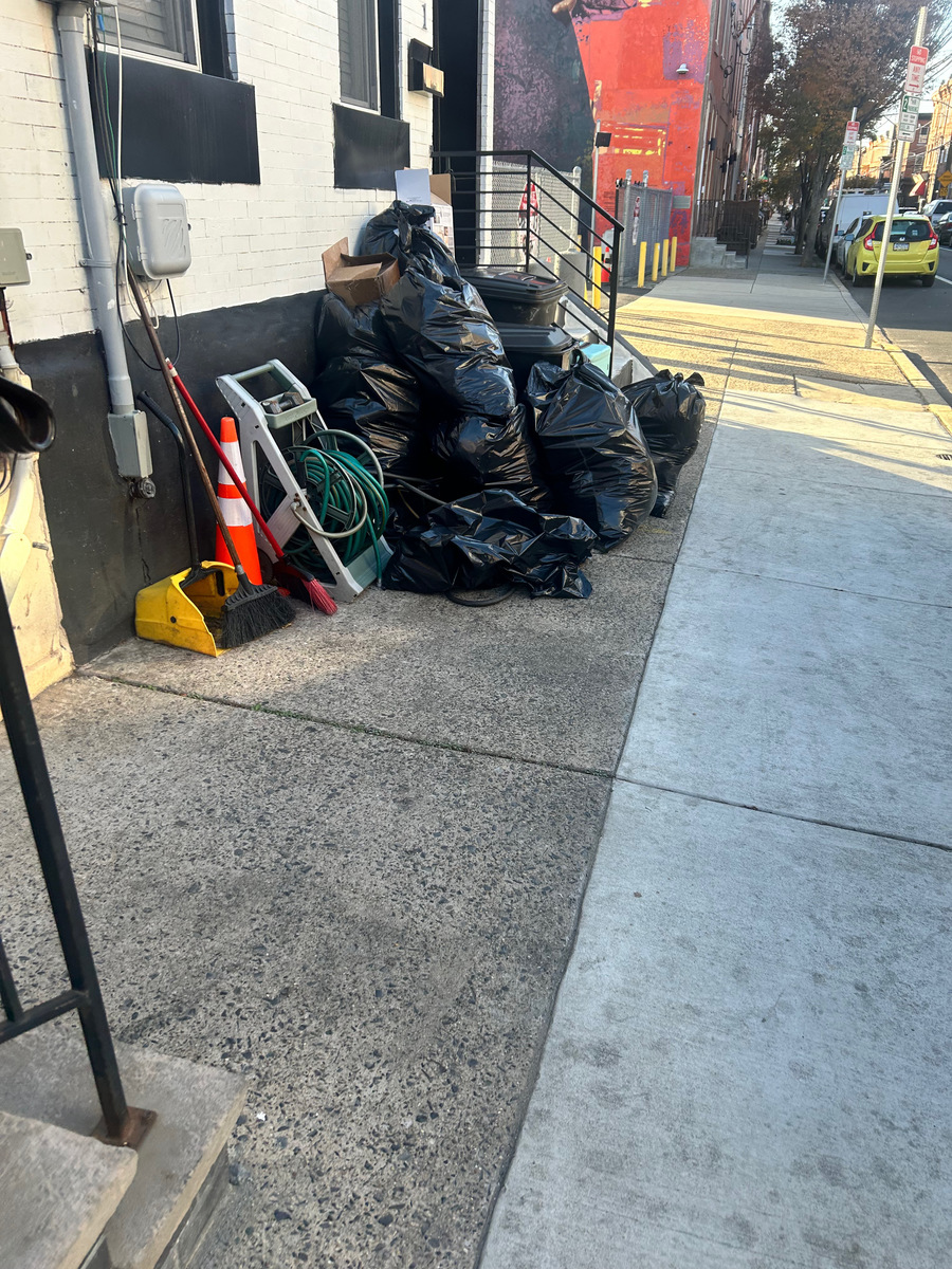 Photographic documentation of the work as submitted to the city's 311 record.