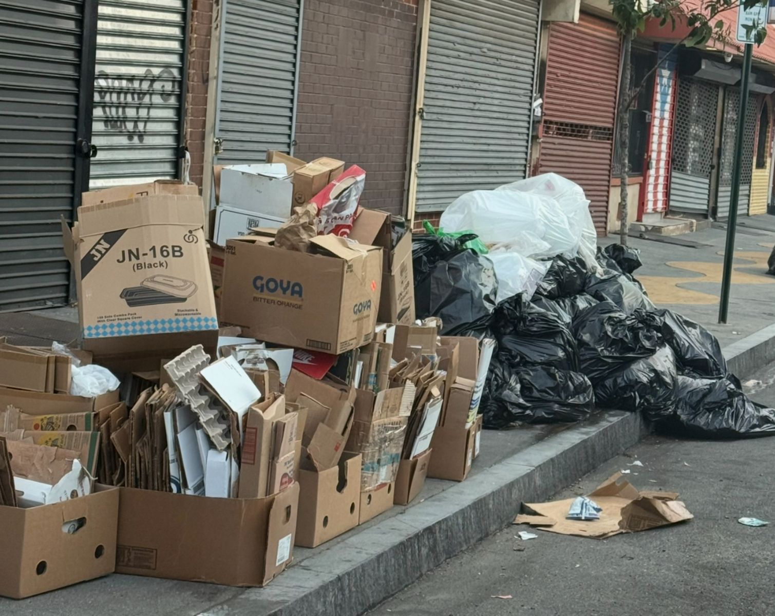 Photographic documentation of the work as submitted to the city's 311 record.