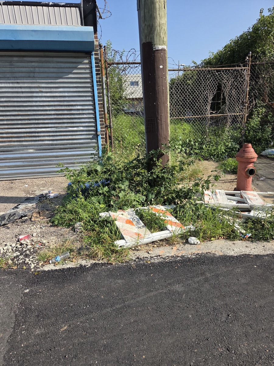 Photographic documentation of the work as submitted to the city's 311 record.