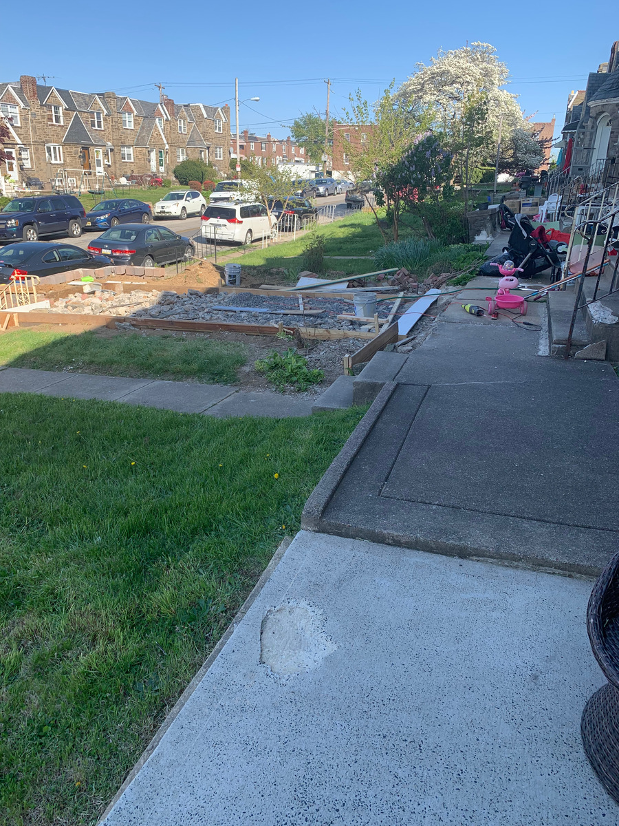 Photographic documentation of the work as submitted to the city's 311 record.