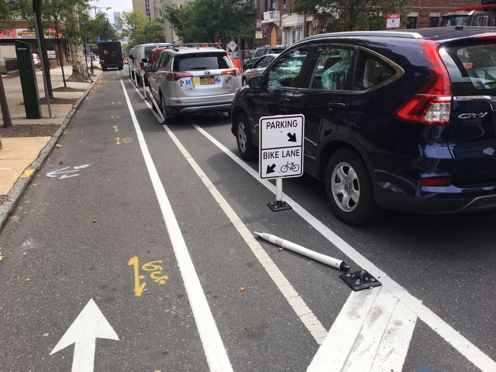Photographic documentation of the work as submitted to the city's 311 record.