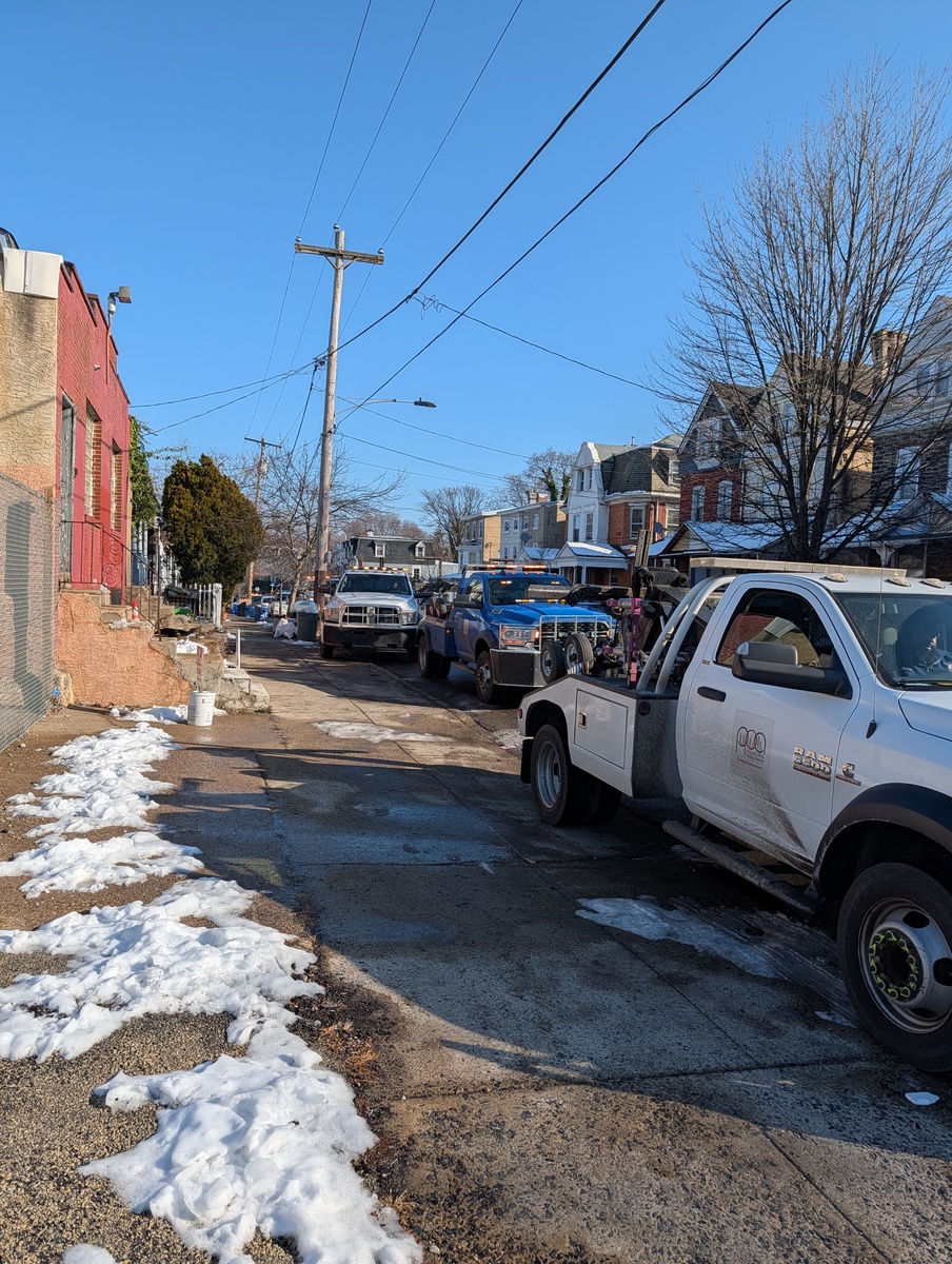 Photographic documentation of the work as submitted to the city's 311 record.