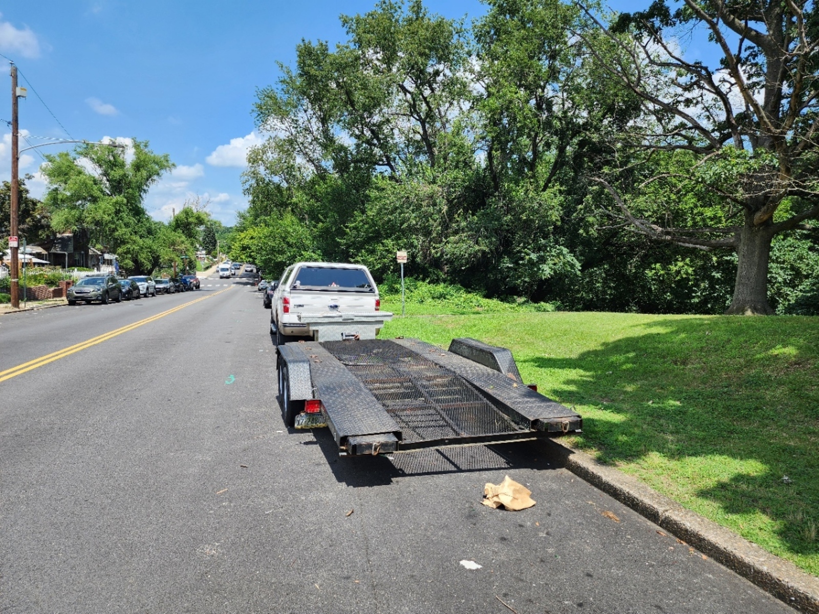 Photographic documentation of the work as submitted to the city's 311 record.