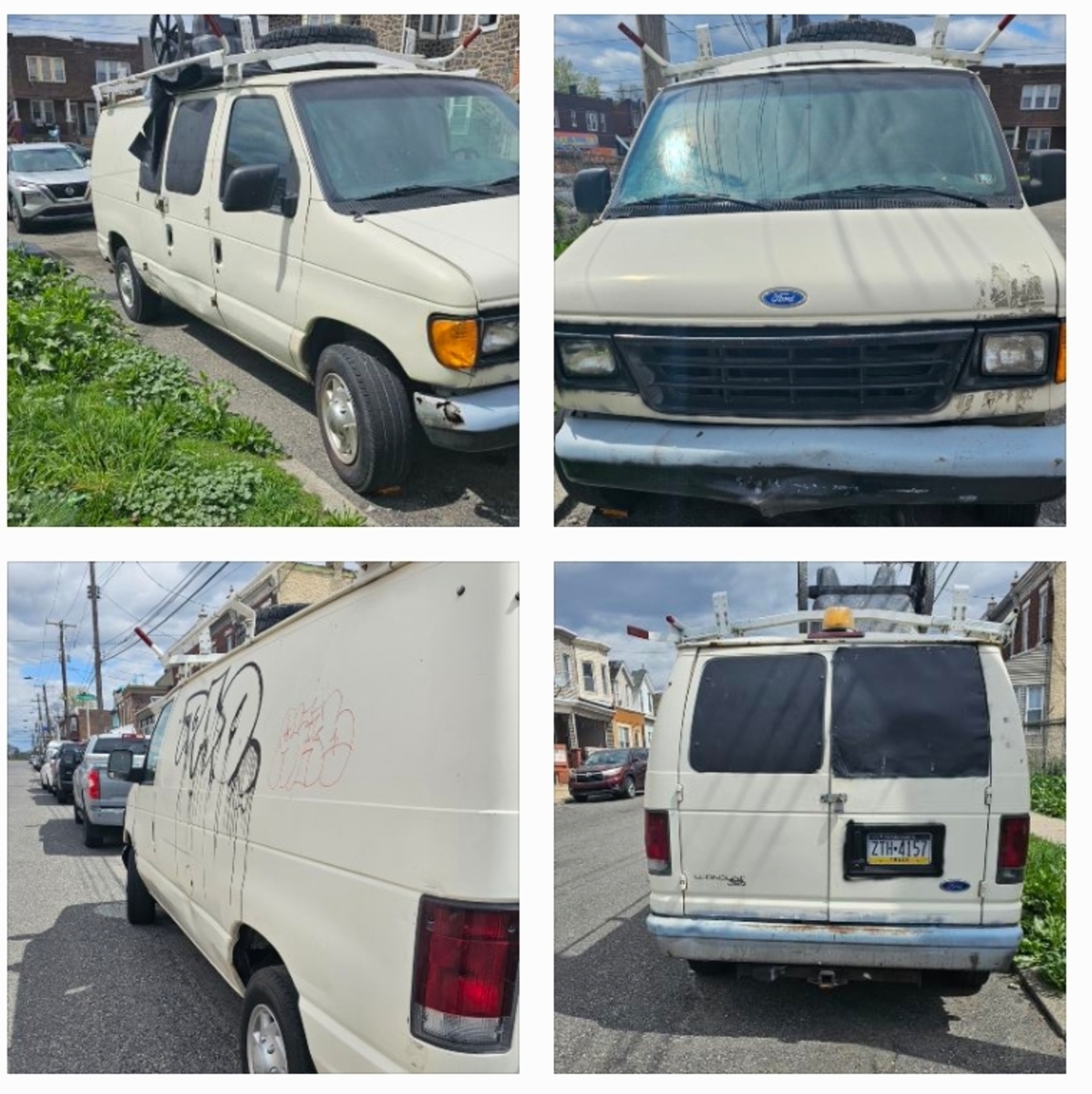 Photographic documentation of the work as submitted to the city's 311 record.