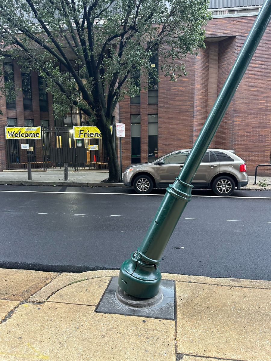 Photographic documentation of the work as submitted to the city's 311 record.