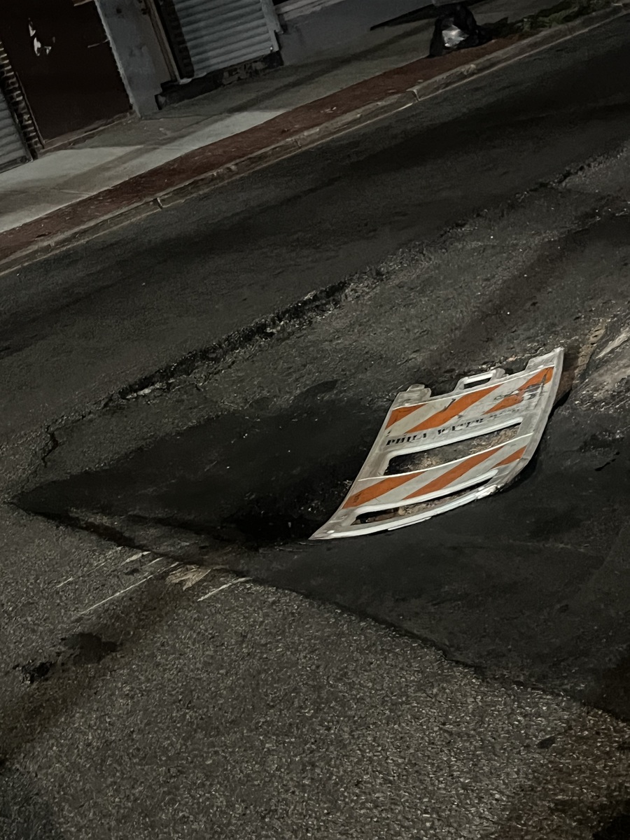 Photographic documentation of the work as submitted to the city's 311 record.