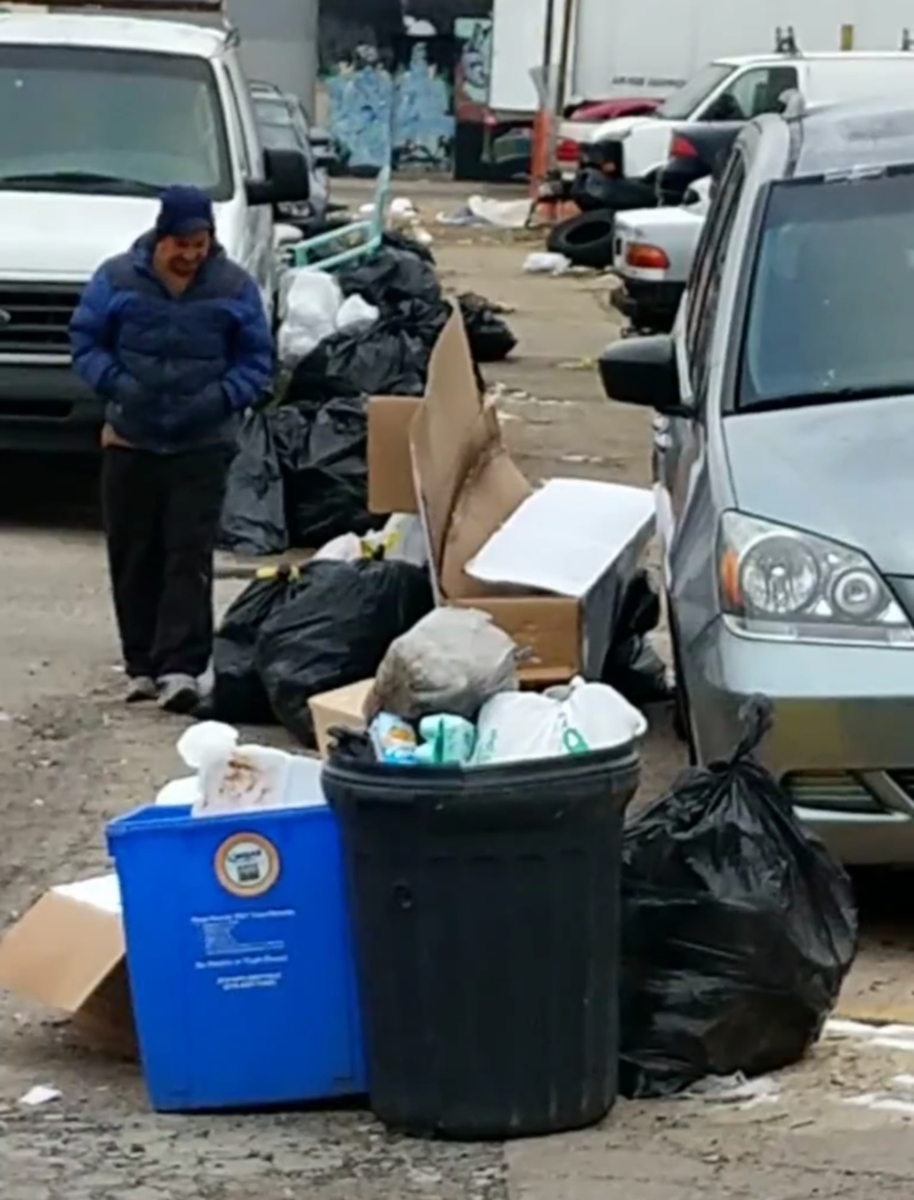Photographic documentation of the work as submitted to the city's 311 record.