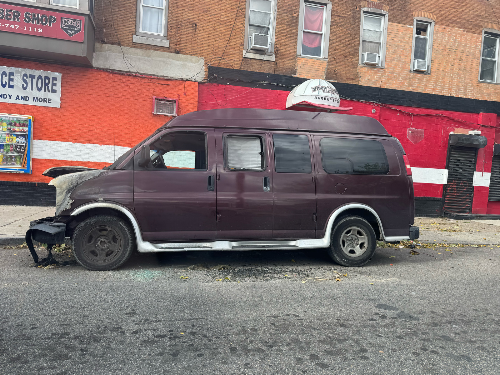 Photographic documentation of the work as submitted to the city's 311 record.
