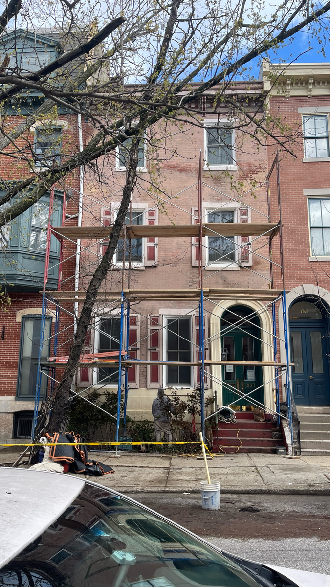 Photographic documentation of the work as submitted to the city's 311 record.