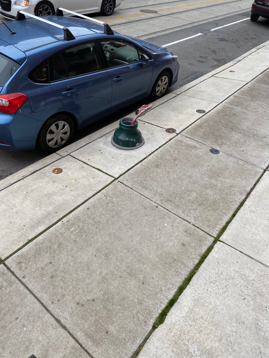 Photographic documentation of the work as submitted to the city's 311 record.