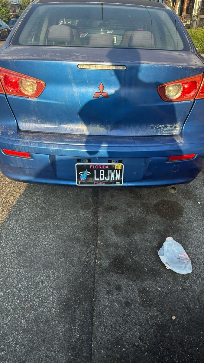 Documentation of Untitled (Vehicle (Abandonment)) — Olney, as submitted to Philadelphia 311.