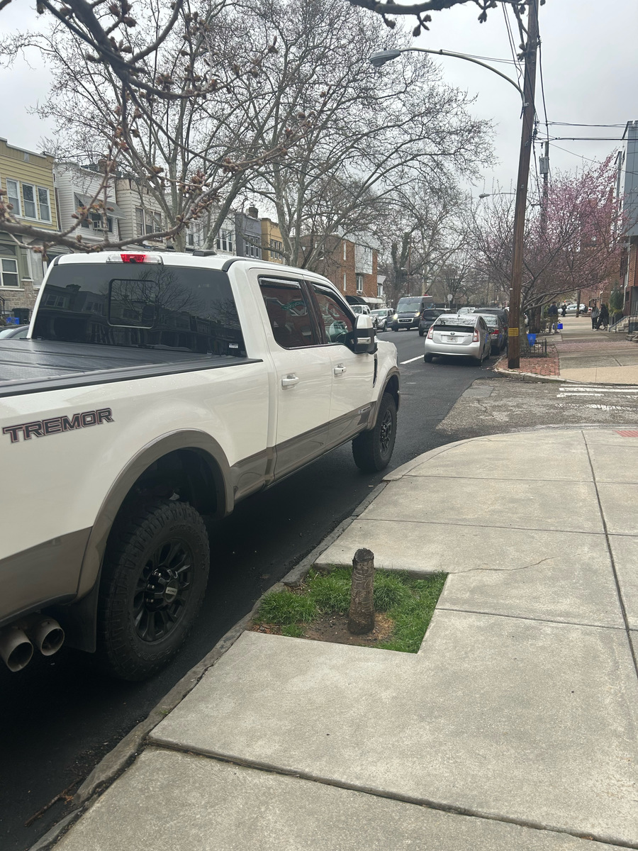 Photographic documentation of the work as submitted to the city's 311 record.