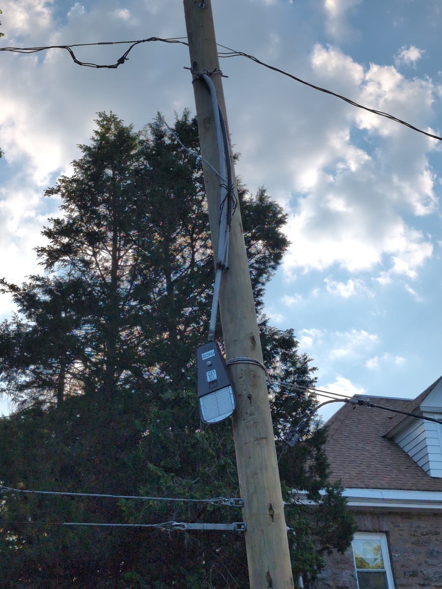 Photographic documentation of the work as submitted to the city's 311 record.