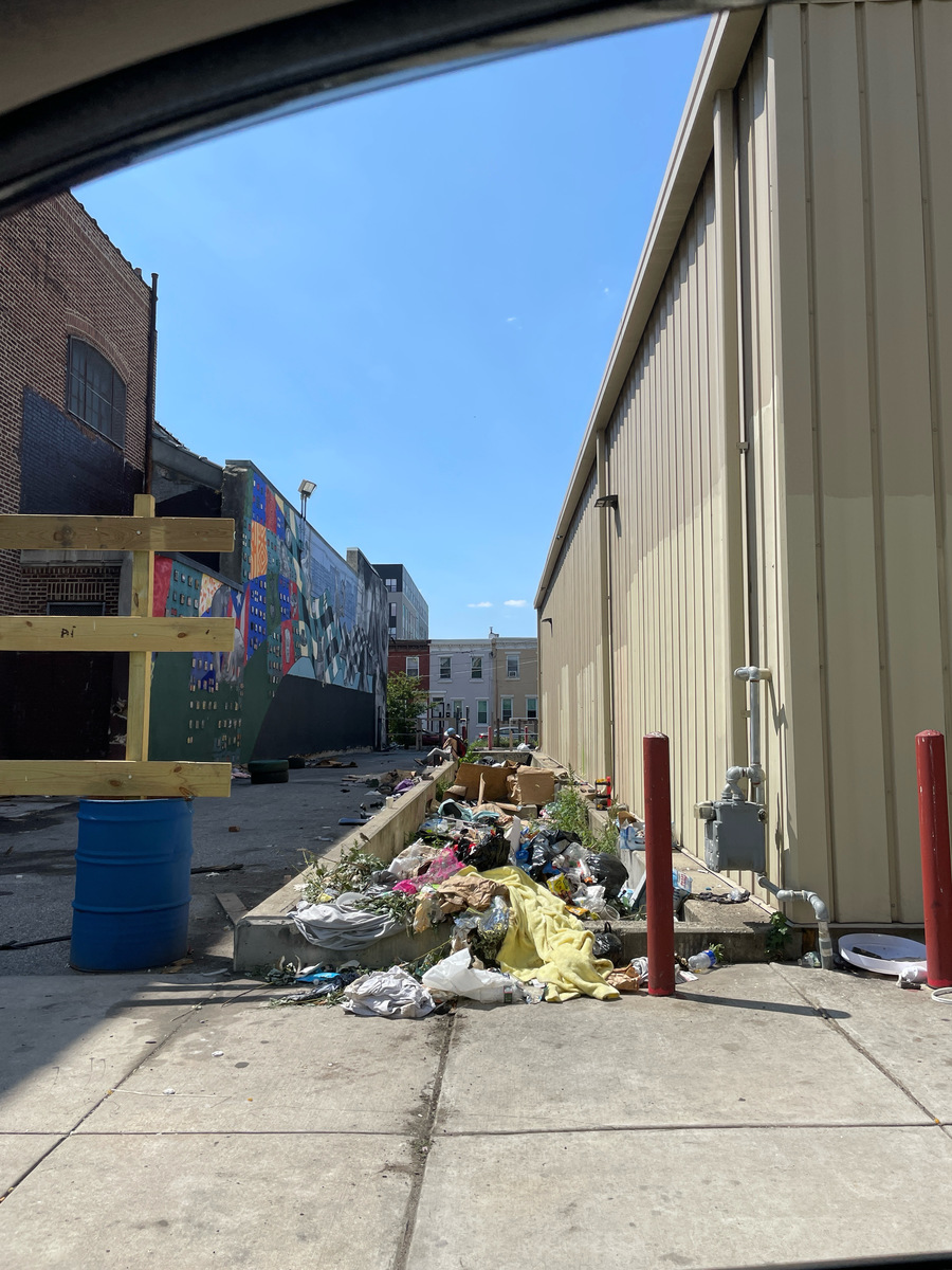 Photographic documentation of the work as submitted to the city's 311 record.