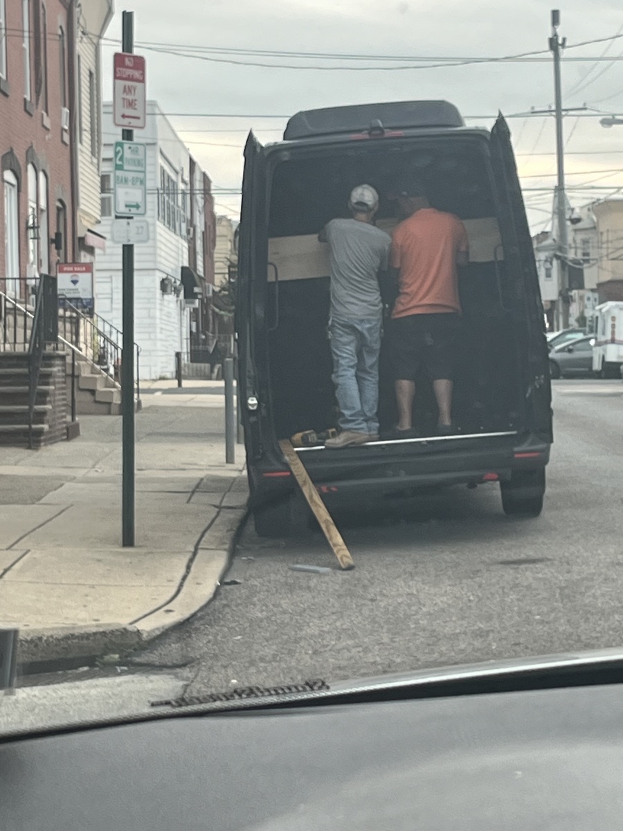 Photographic documentation of the work as submitted to the city's 311 record.