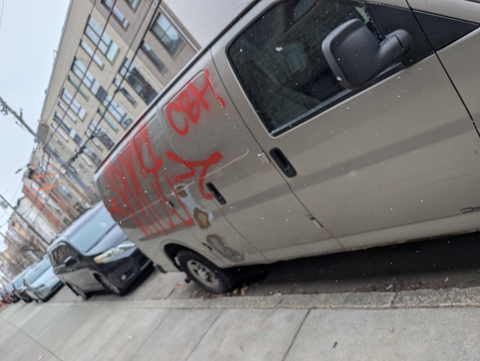 Photographic documentation of the work as submitted to the city's 311 record.