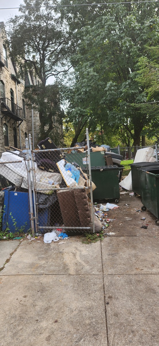Photographic documentation of the work as submitted to the city's 311 record.