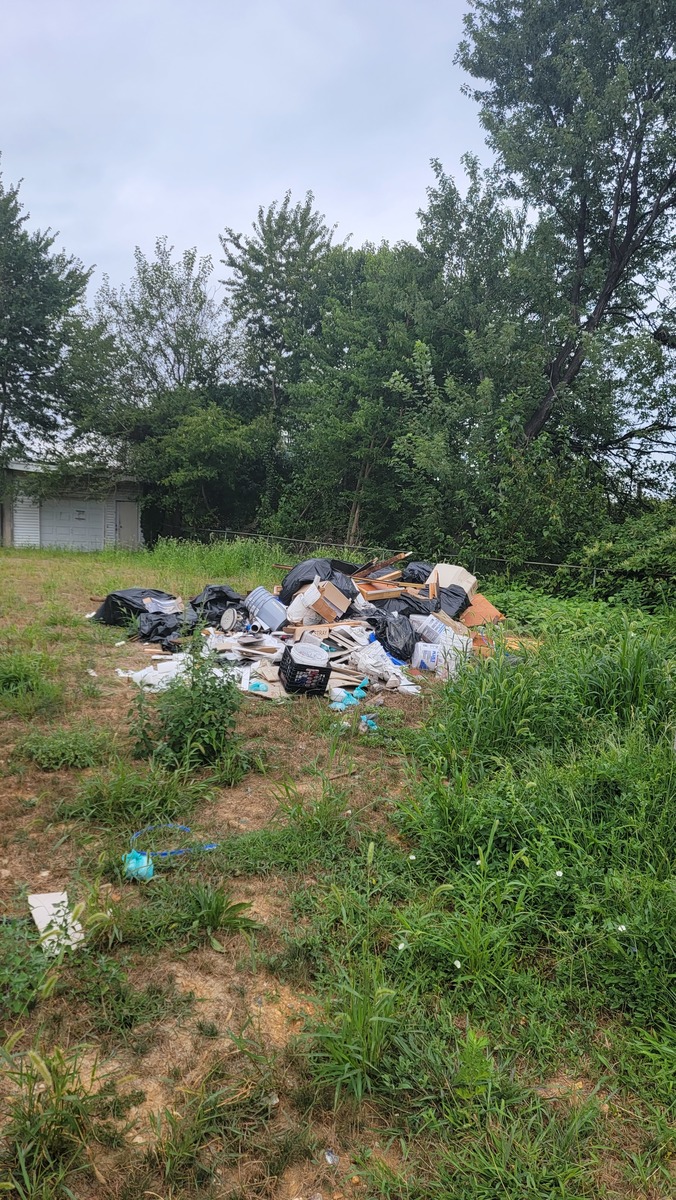 Photographic documentation of the work as submitted to the city's 311 record.