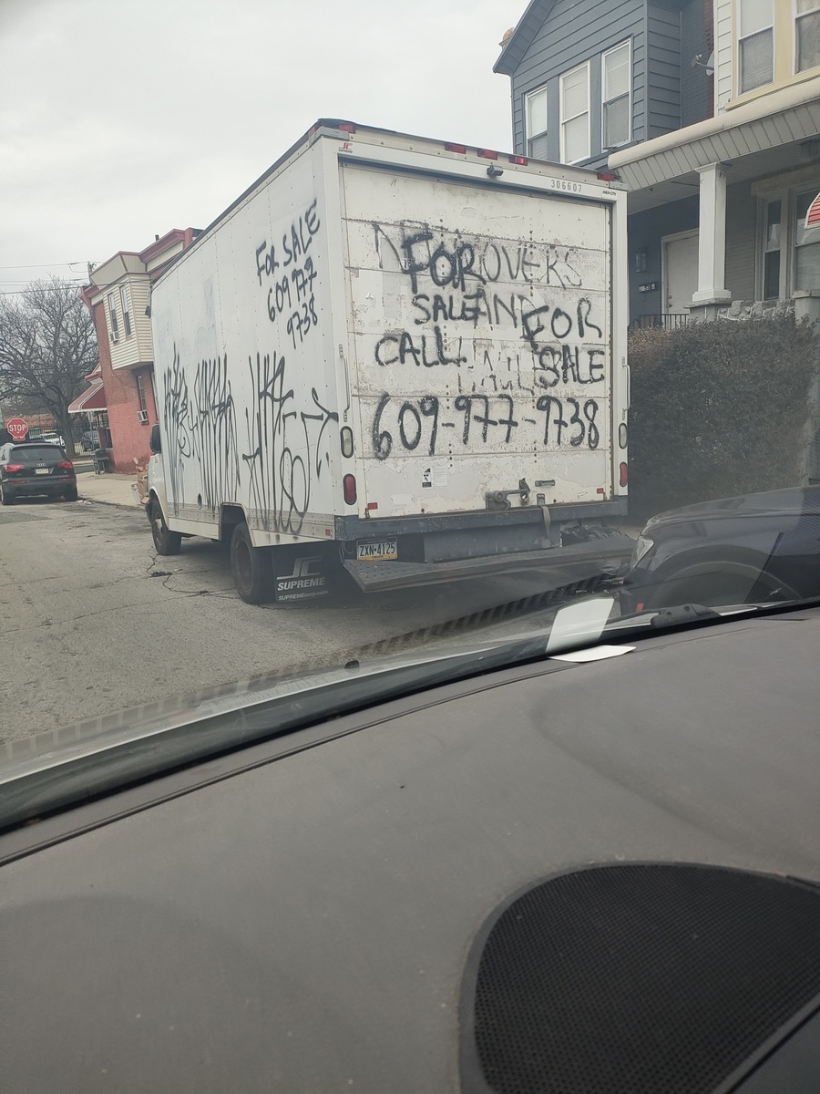Photographic documentation of the work as submitted to the city's 311 record.