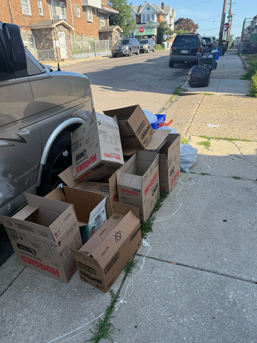 Photographic documentation of the work as submitted to the city's 311 record.