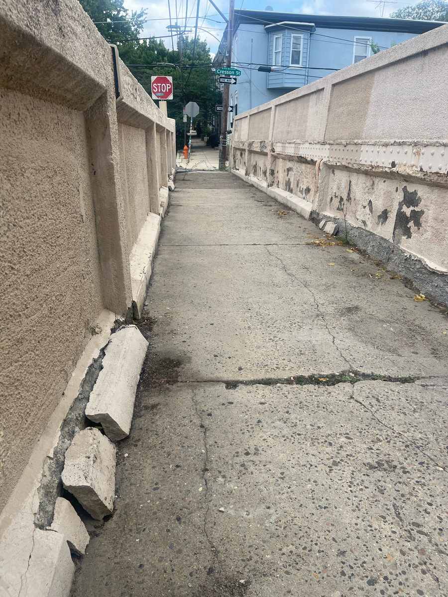 Photographic documentation of the work as submitted to the city's 311 record.