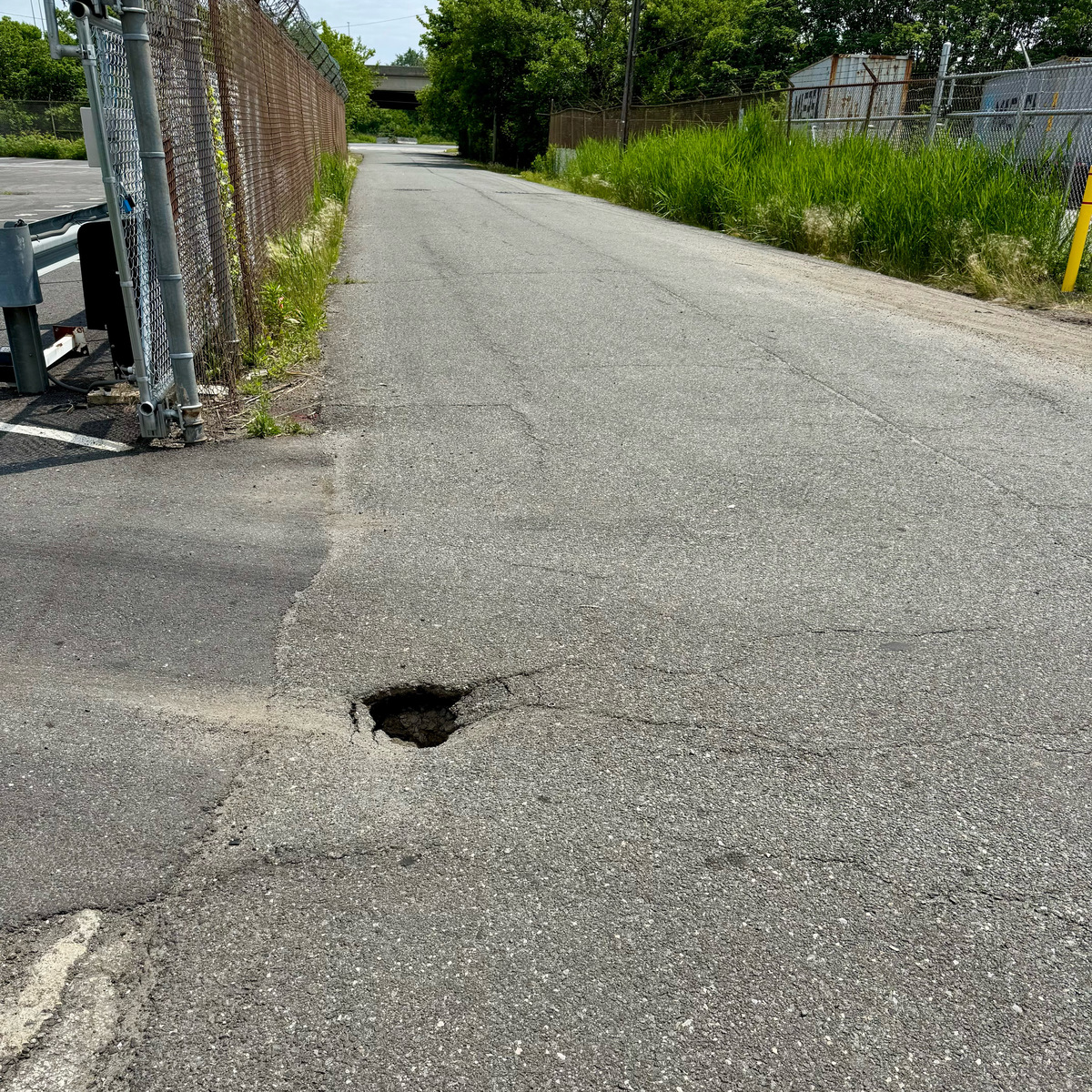 Photographic documentation of the work as submitted to the city's 311 record.