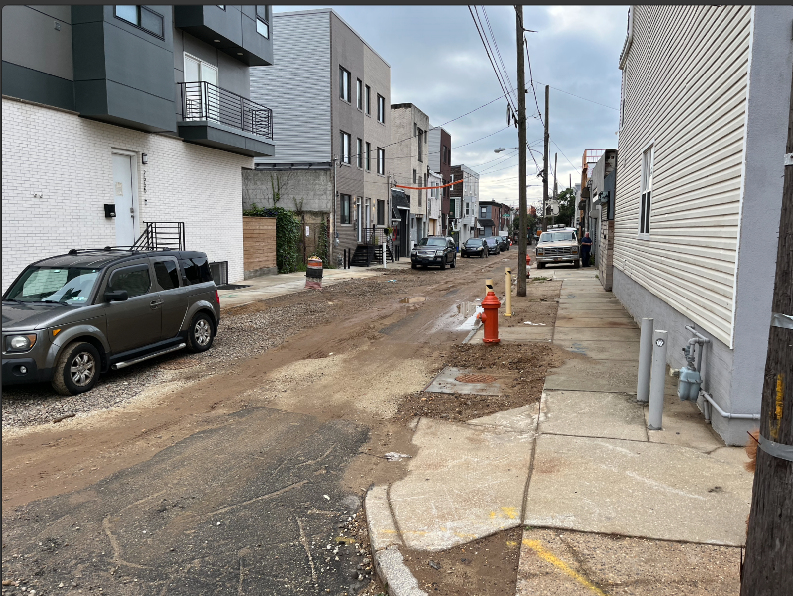 Photographic documentation of the work as submitted to the city's 311 record.