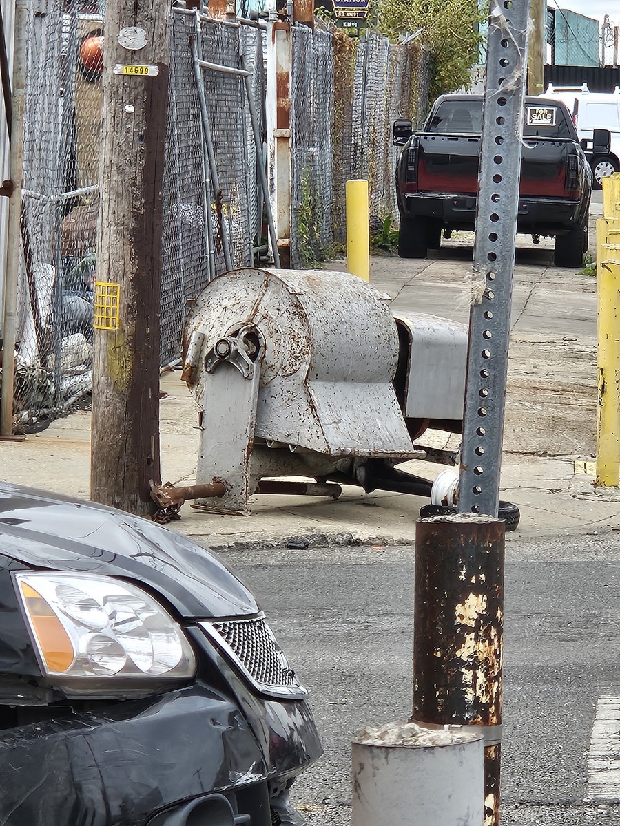 Photographic documentation of the work as submitted to the city's 311 record.