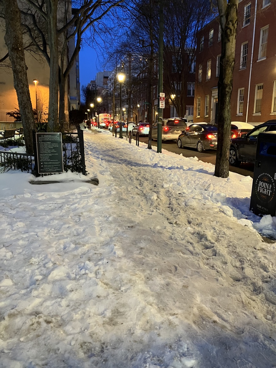 Photographic documentation of the work as submitted to the city's 311 record.