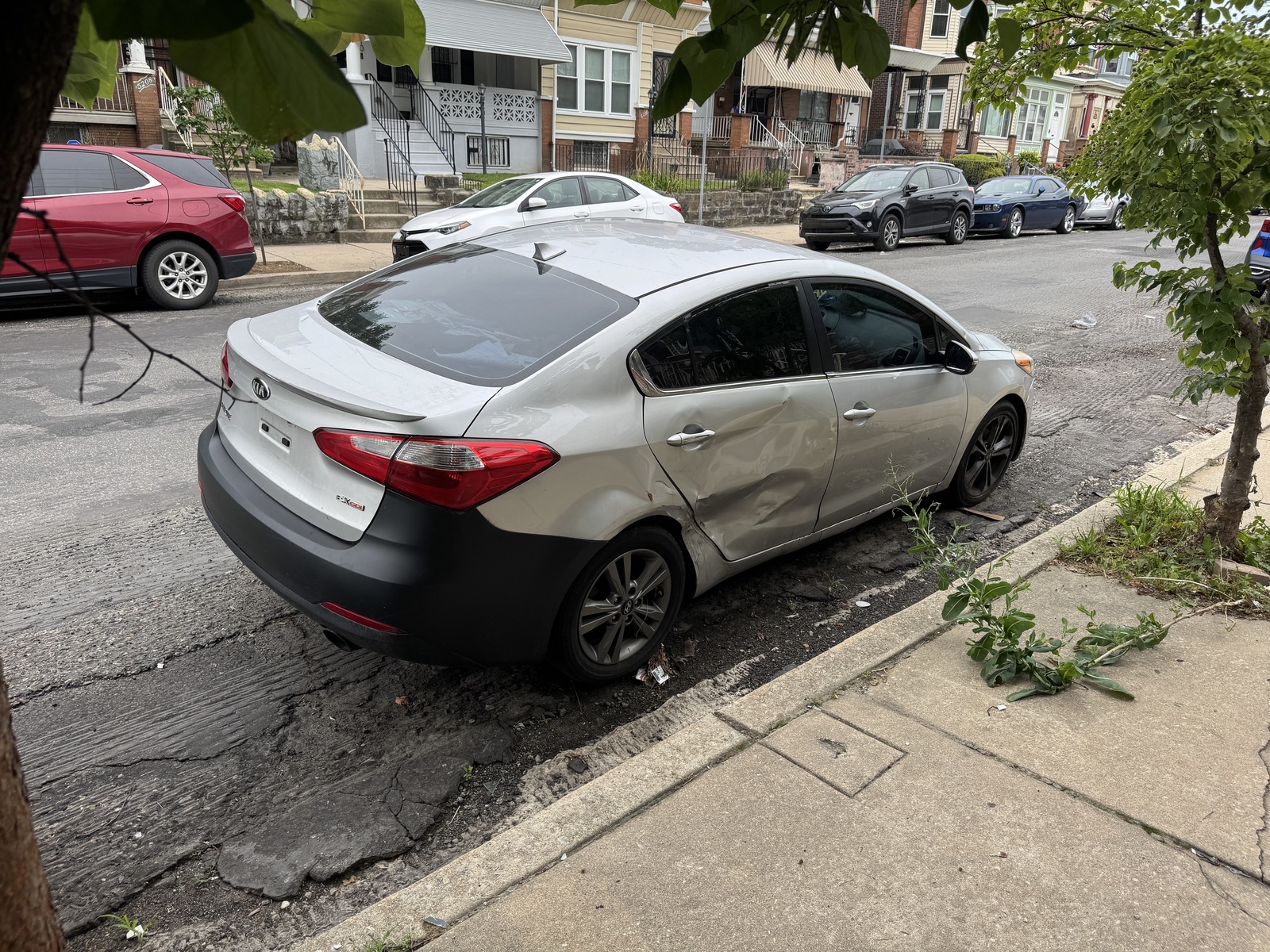 Photographic documentation of the work as submitted to the city's 311 record.
