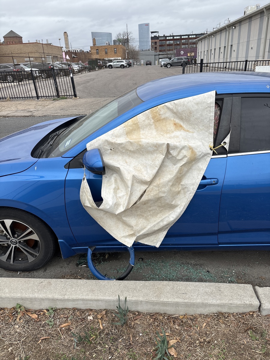 Photographic documentation of the work as submitted to the city's 311 record.