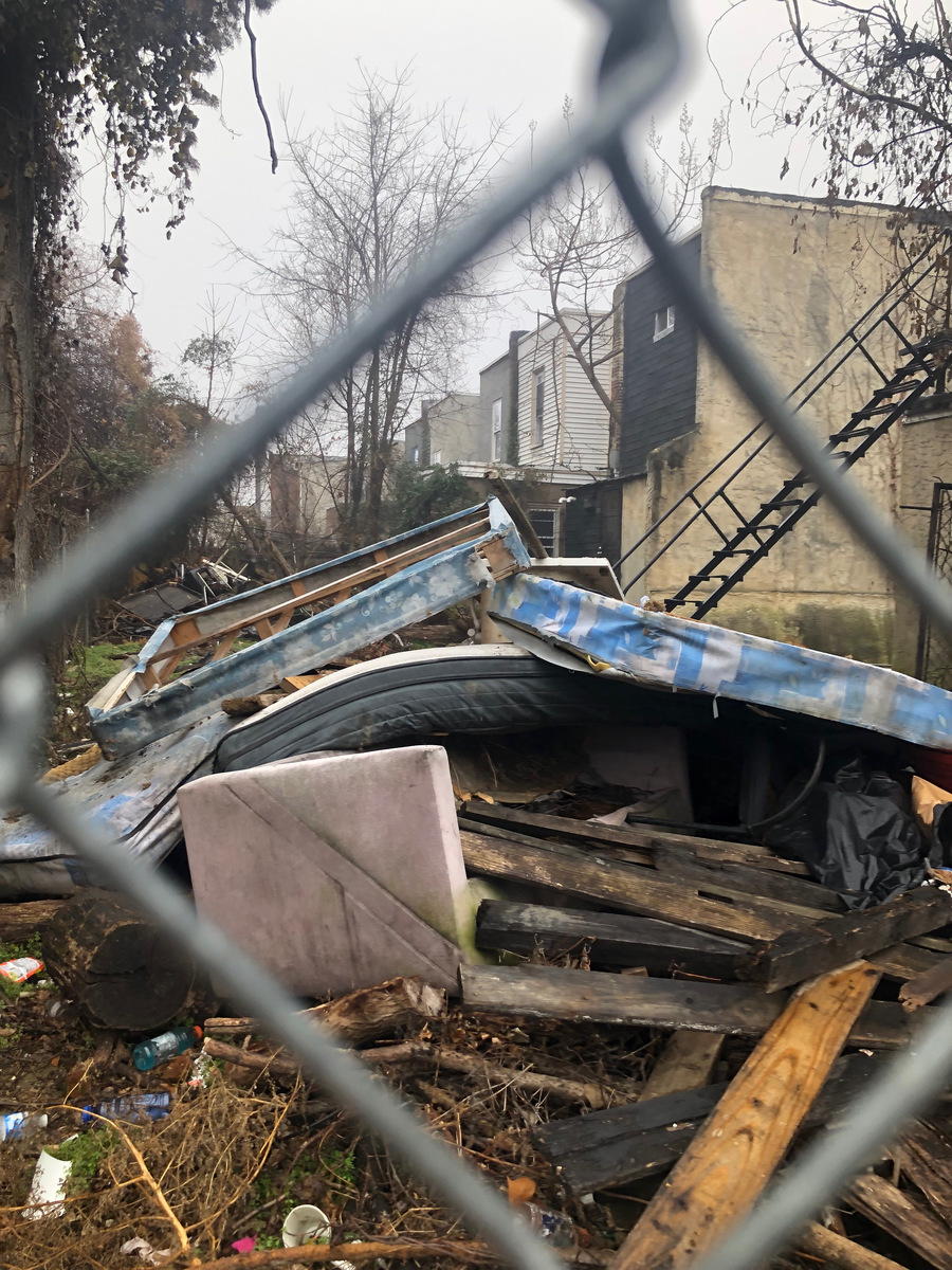 Photographic documentation of the work as submitted to the city's 311 record.