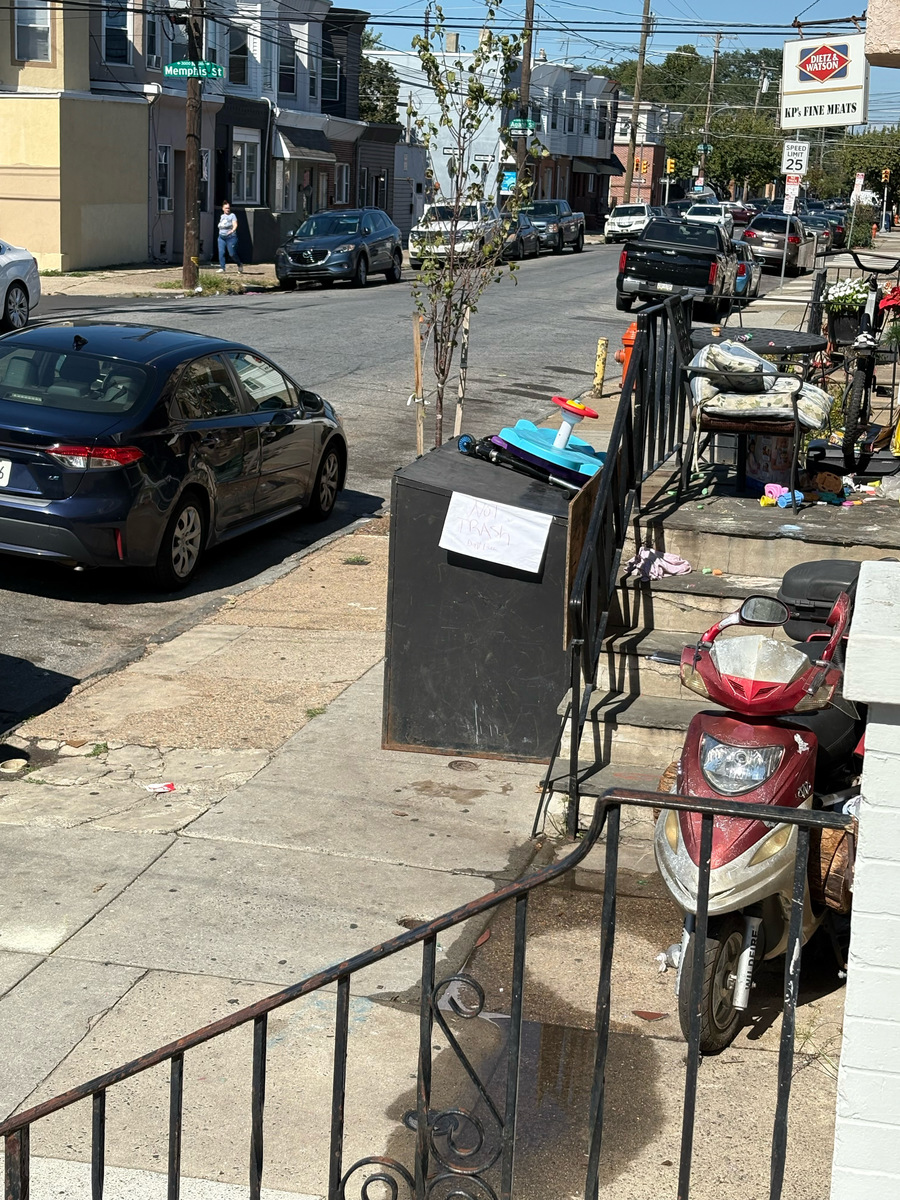 Photographic documentation of the work as submitted to the city's 311 record.